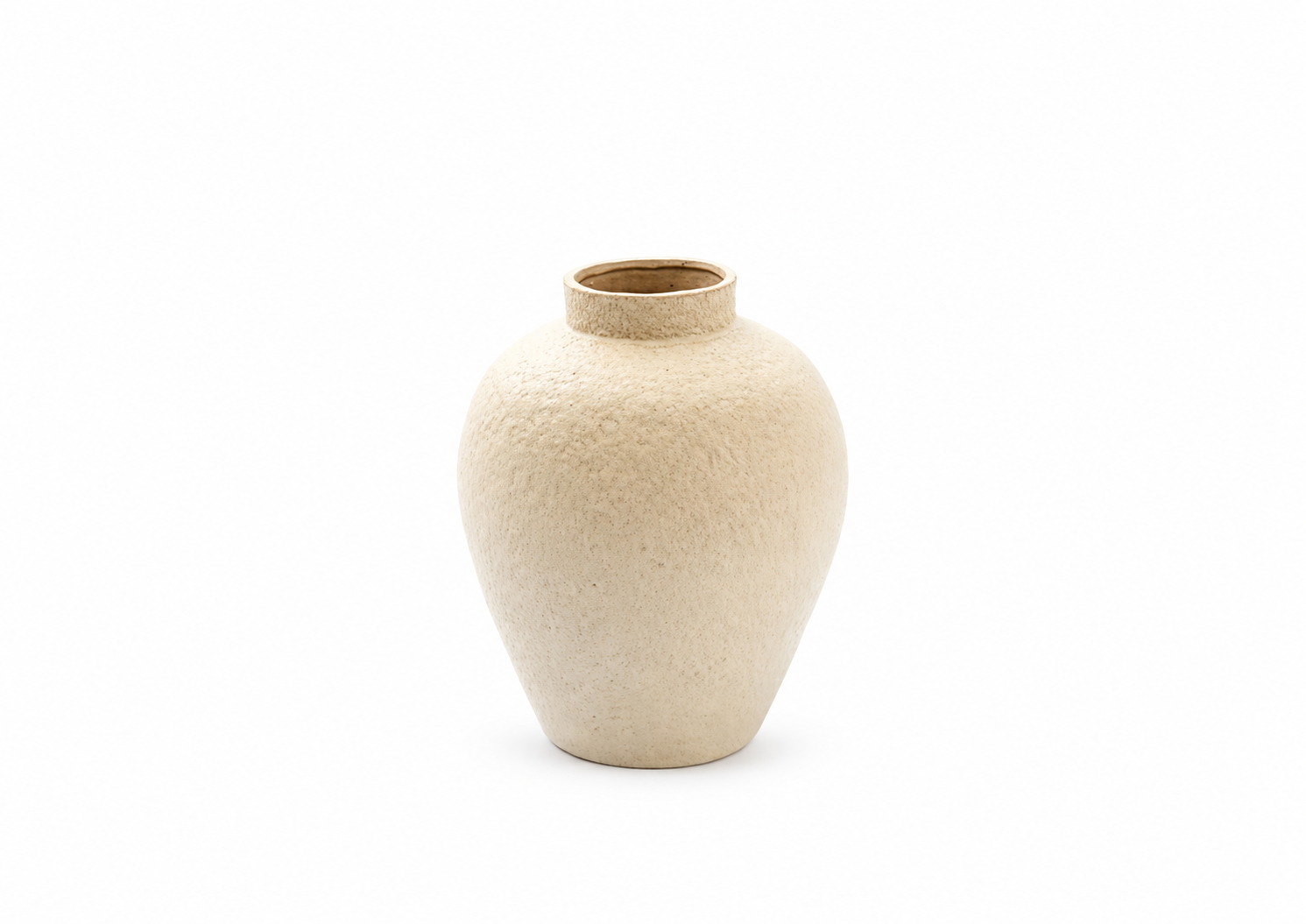Vaas keramiek beige