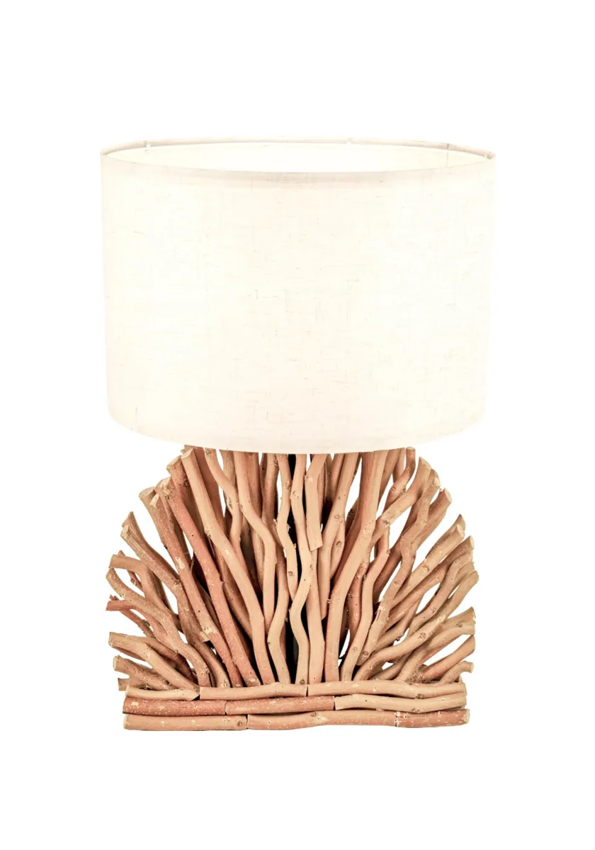 Lamp drijfhout
