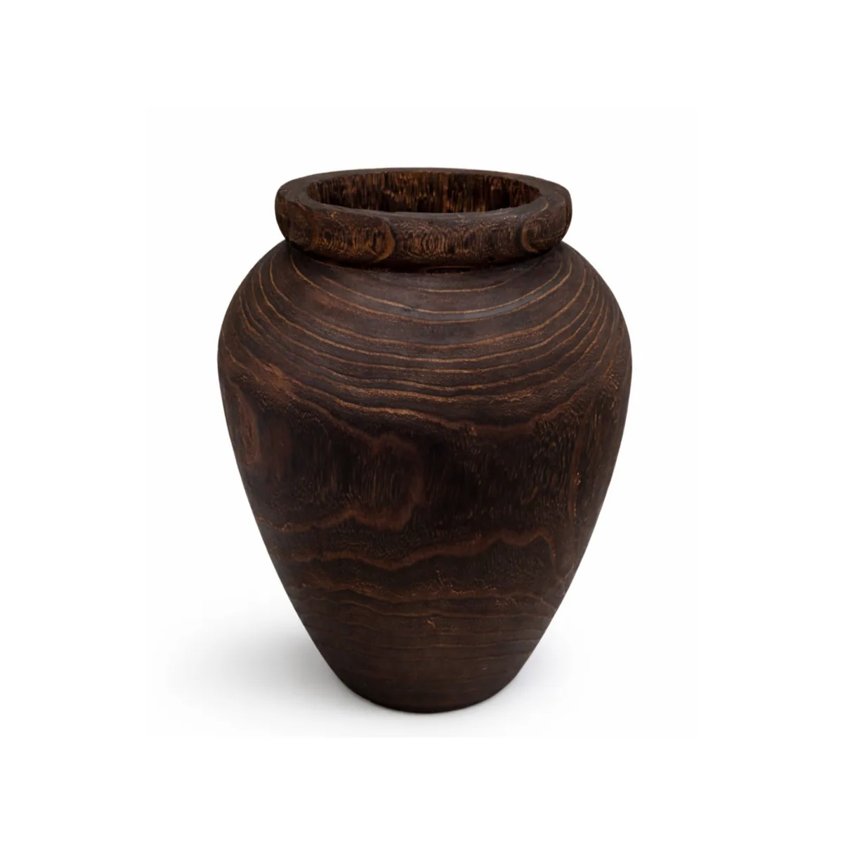 Houten vaas
