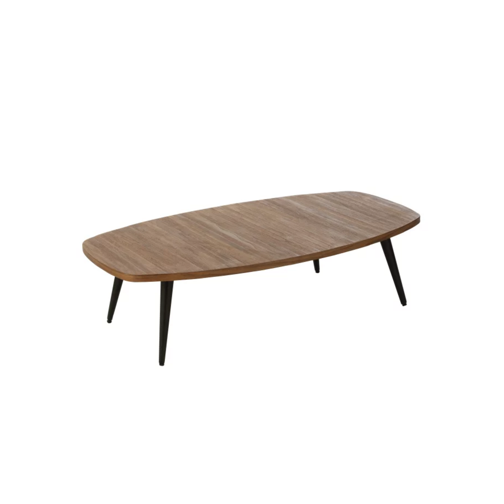 Salontafel Rechthoekig Gerecycleerd Teak Naturel
